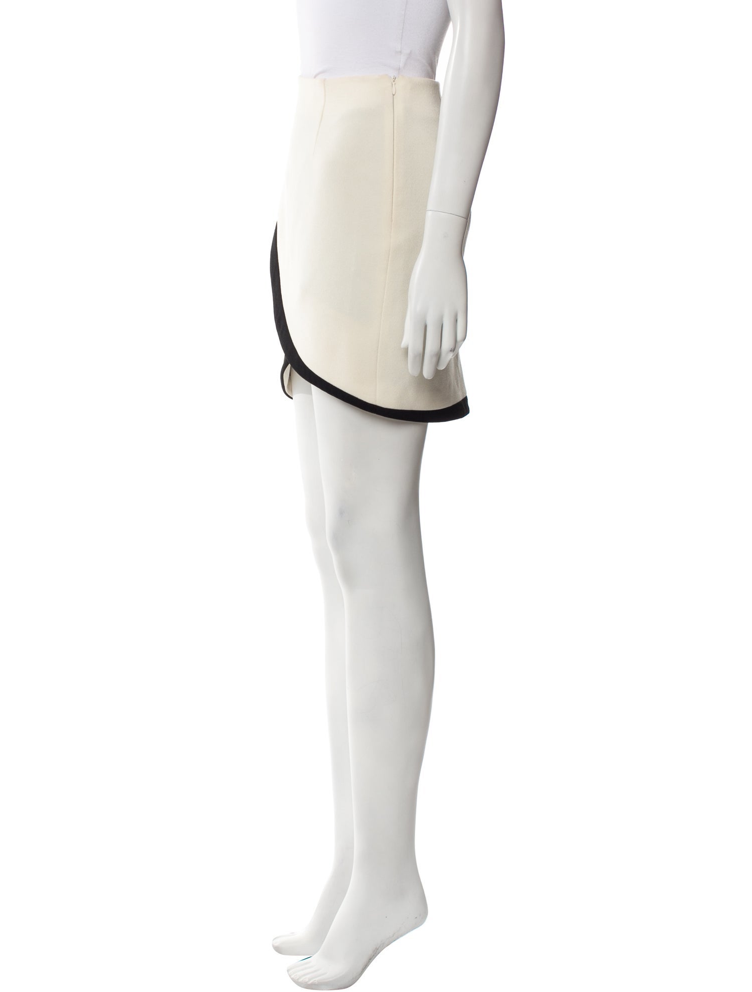 Nana Jacqueline Colorblock Pattern Mini Skirt