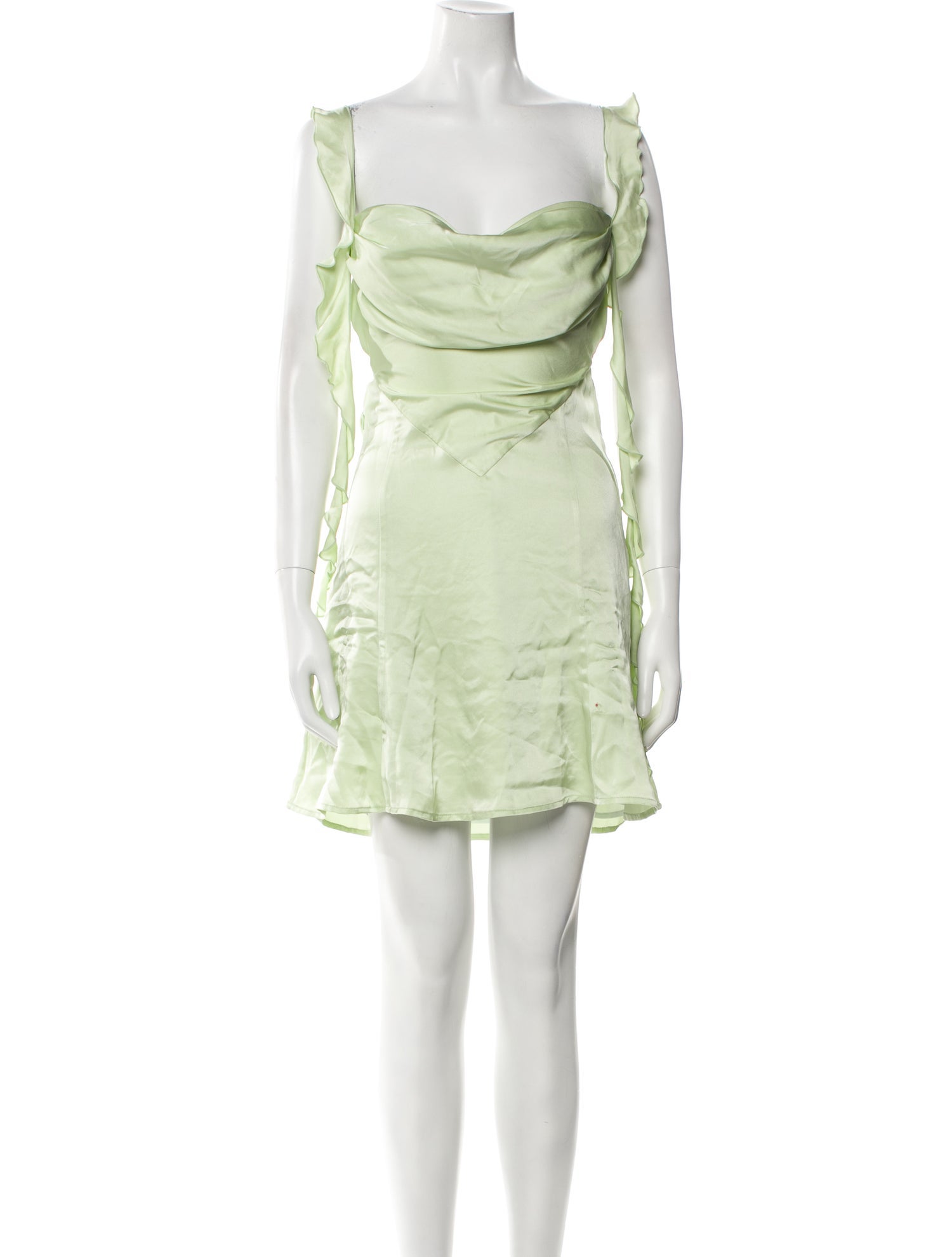 Nana Jacqueline Cowl Neck Mini Dress