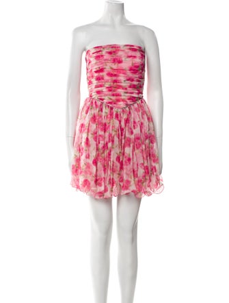 Nana Jacqueline Printed Mini Dress w/ Tags