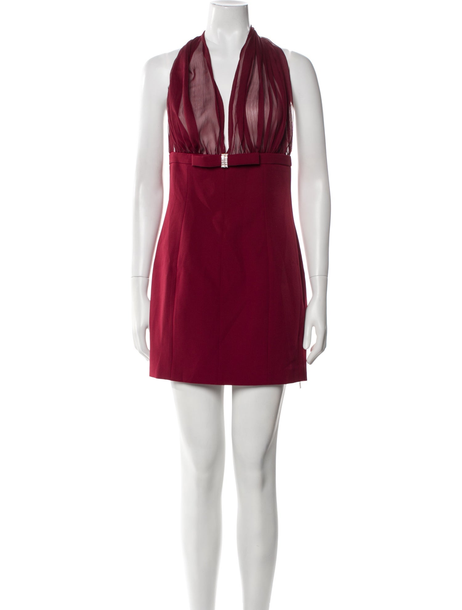 Nana Jacqueline V-Neck Mini Dress