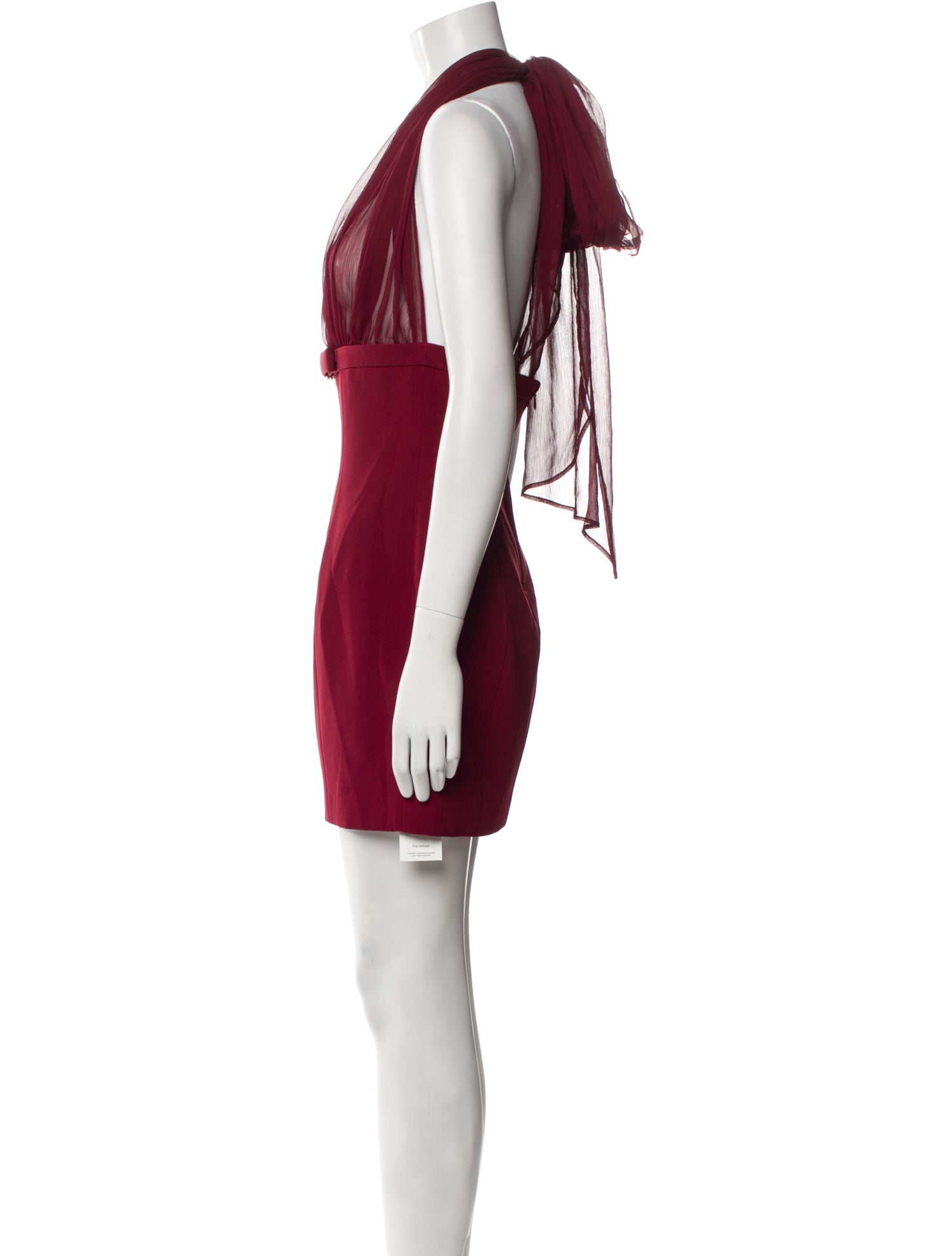 Nana Jacqueline V-Neck Mini Dress