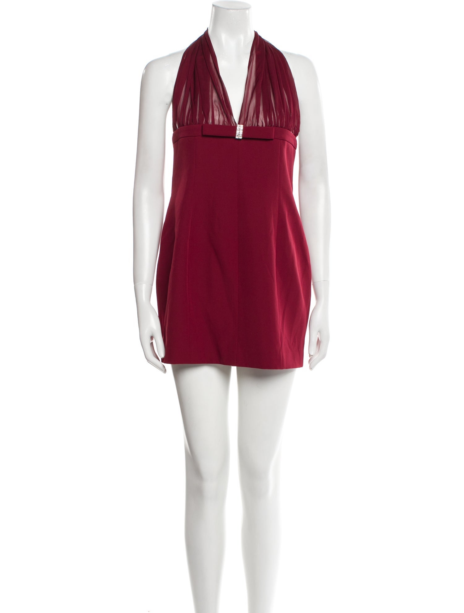 Nana Jacqueline Halterneck Knee-Length Dress