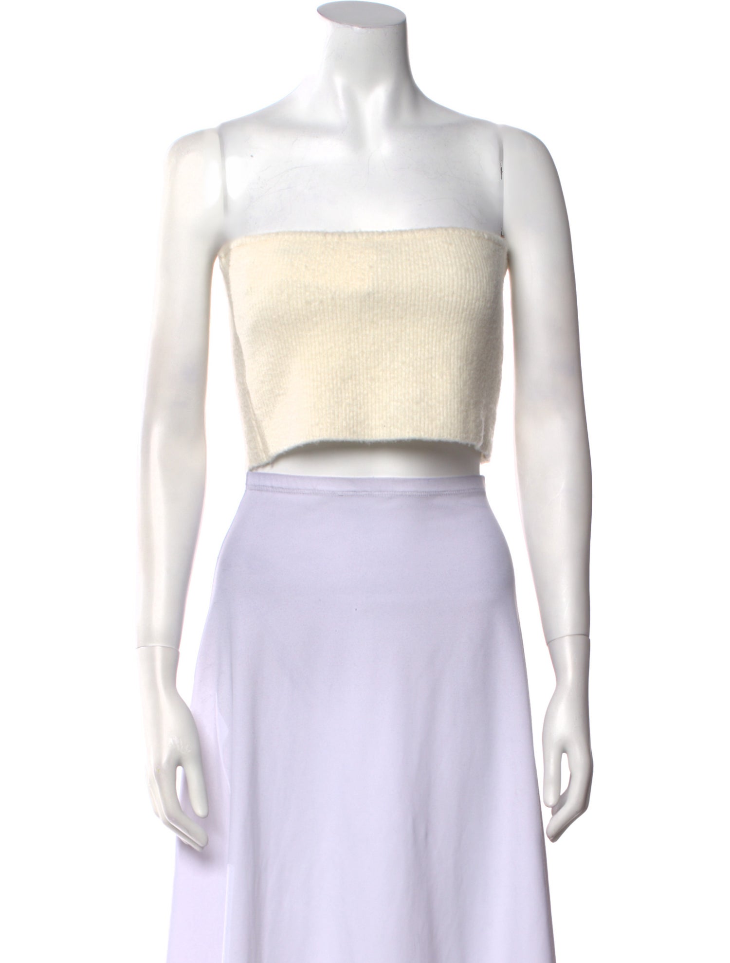 Nana Jacqueline Strapless Crop Top