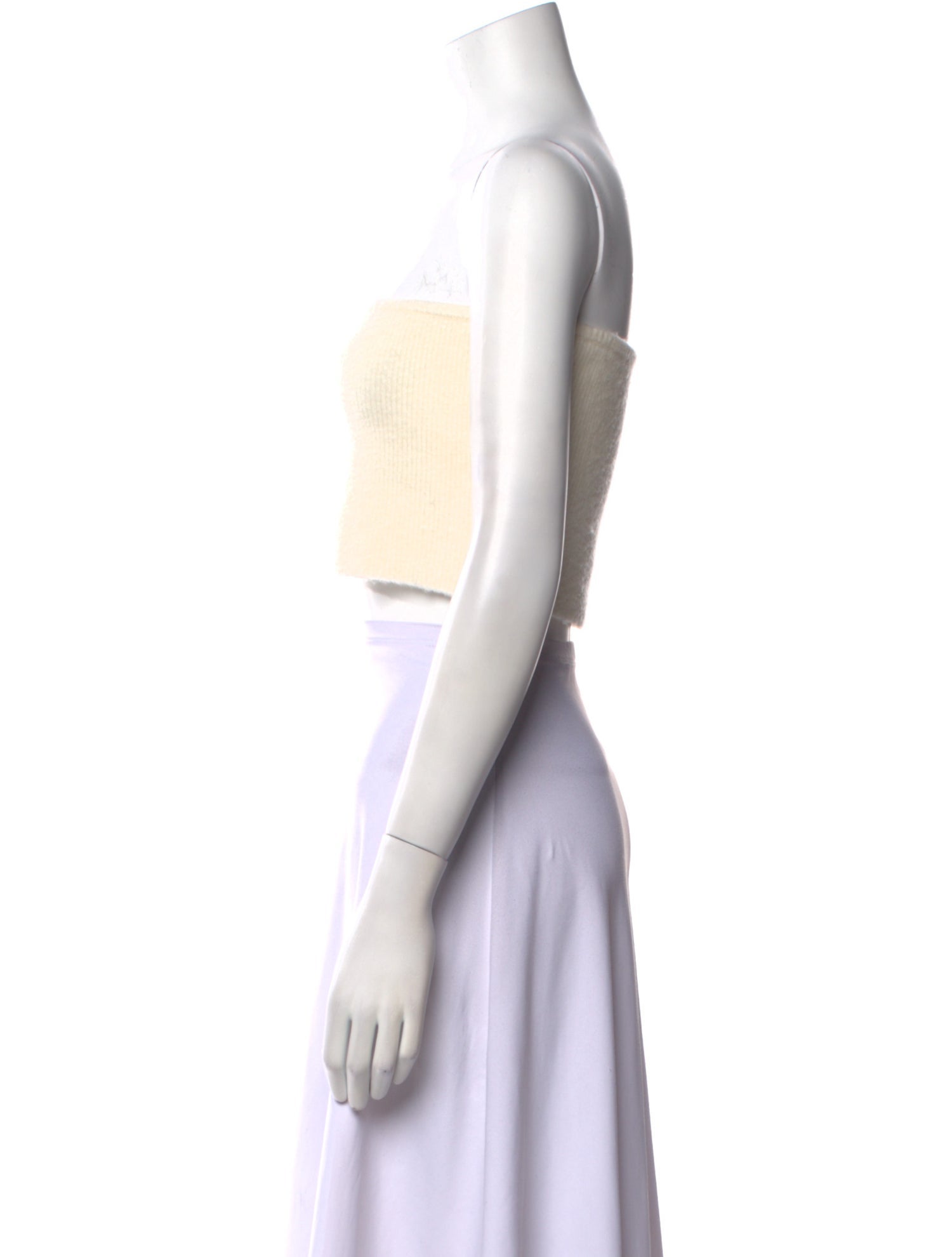 Nana Jacqueline Strapless Crop Top