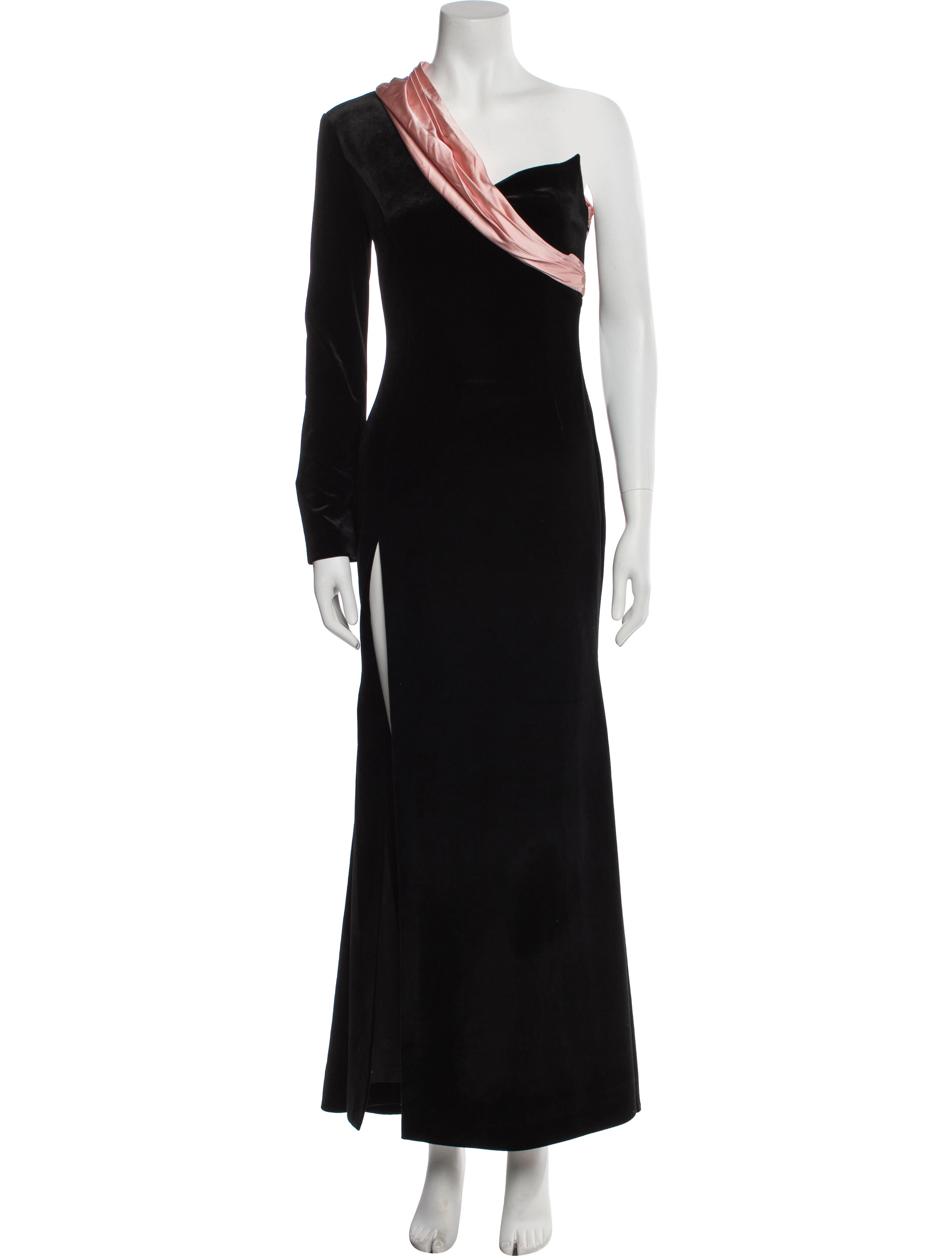 Nana Jacqueline One-Shoulder Long Dress w/ Tags