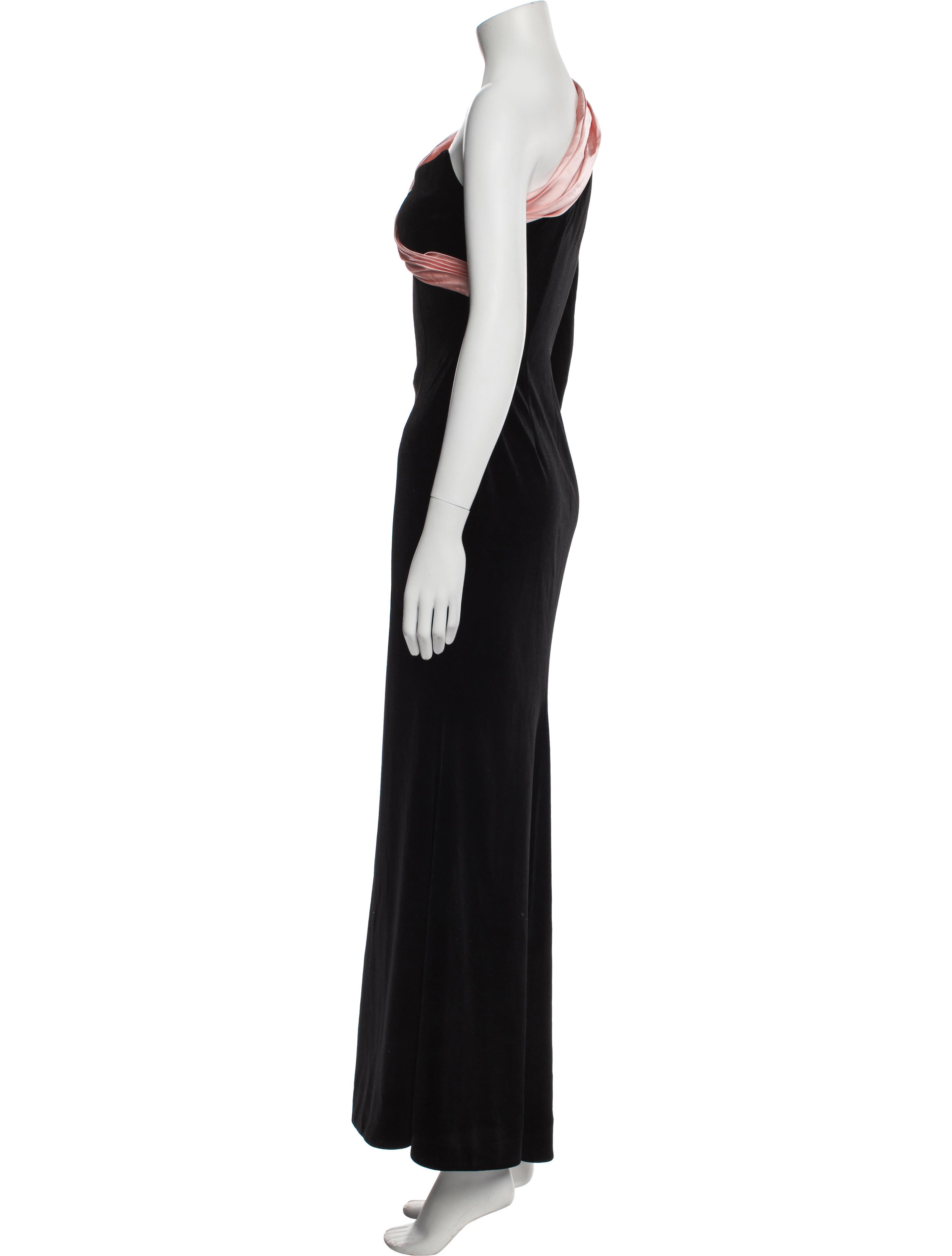 Nana Jacqueline One-Shoulder Long Dress w/ Tags