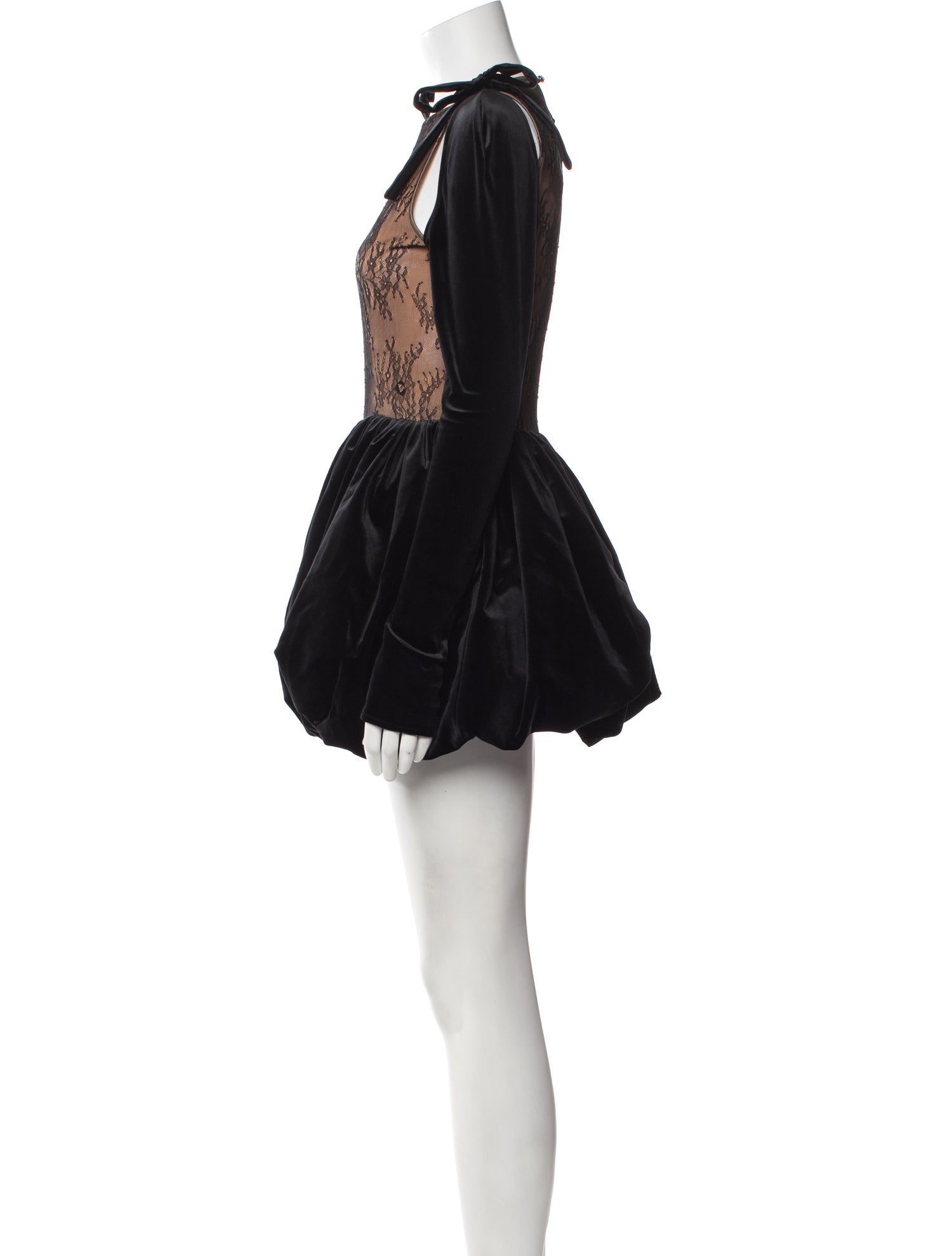 Nana Jacqueline Bateau Neckline Mini Dress w/ Tags