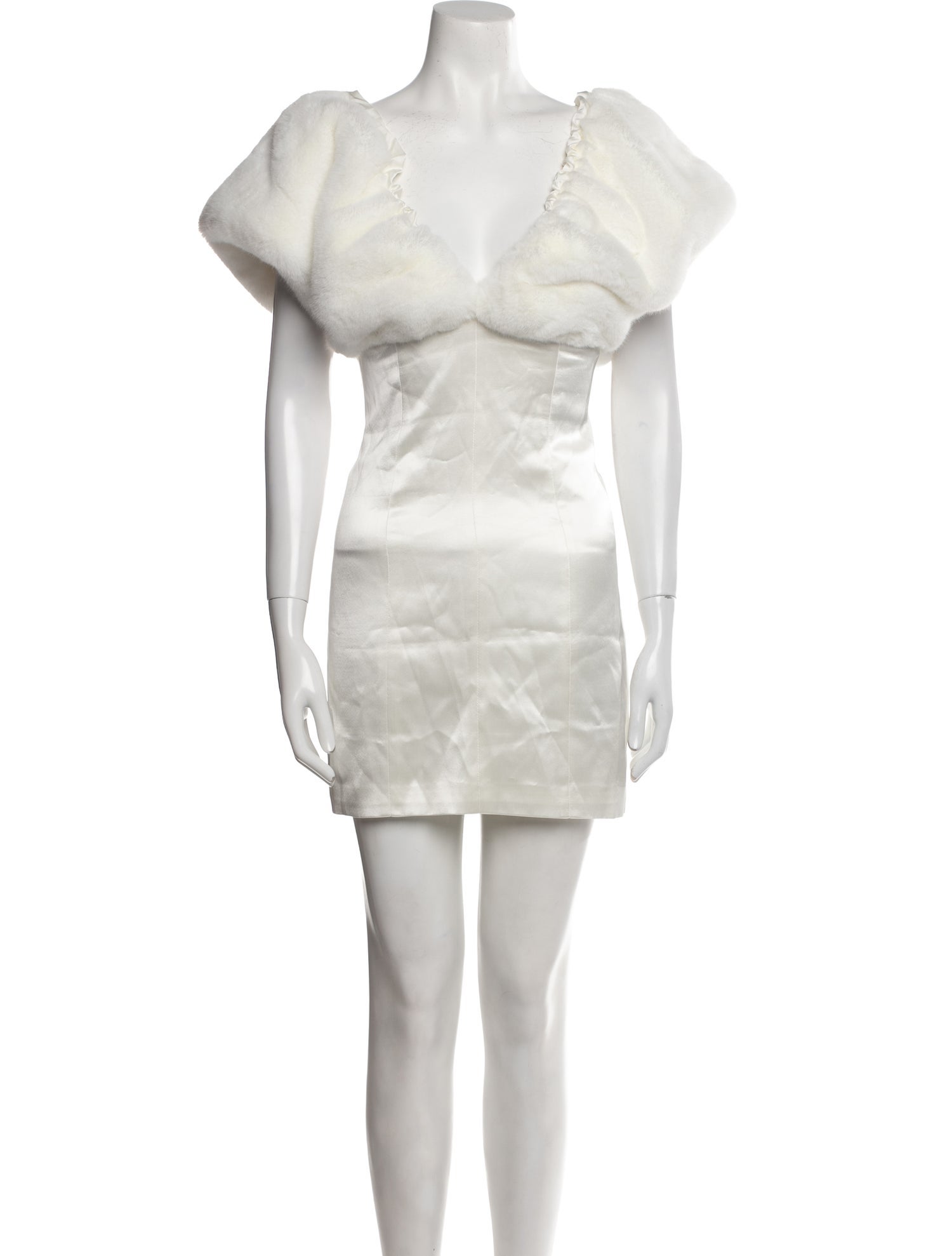 Nana Jacqueline V-Neck Mini Dress