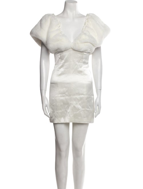 Nana Jacqueline V-Neck Mini Dress