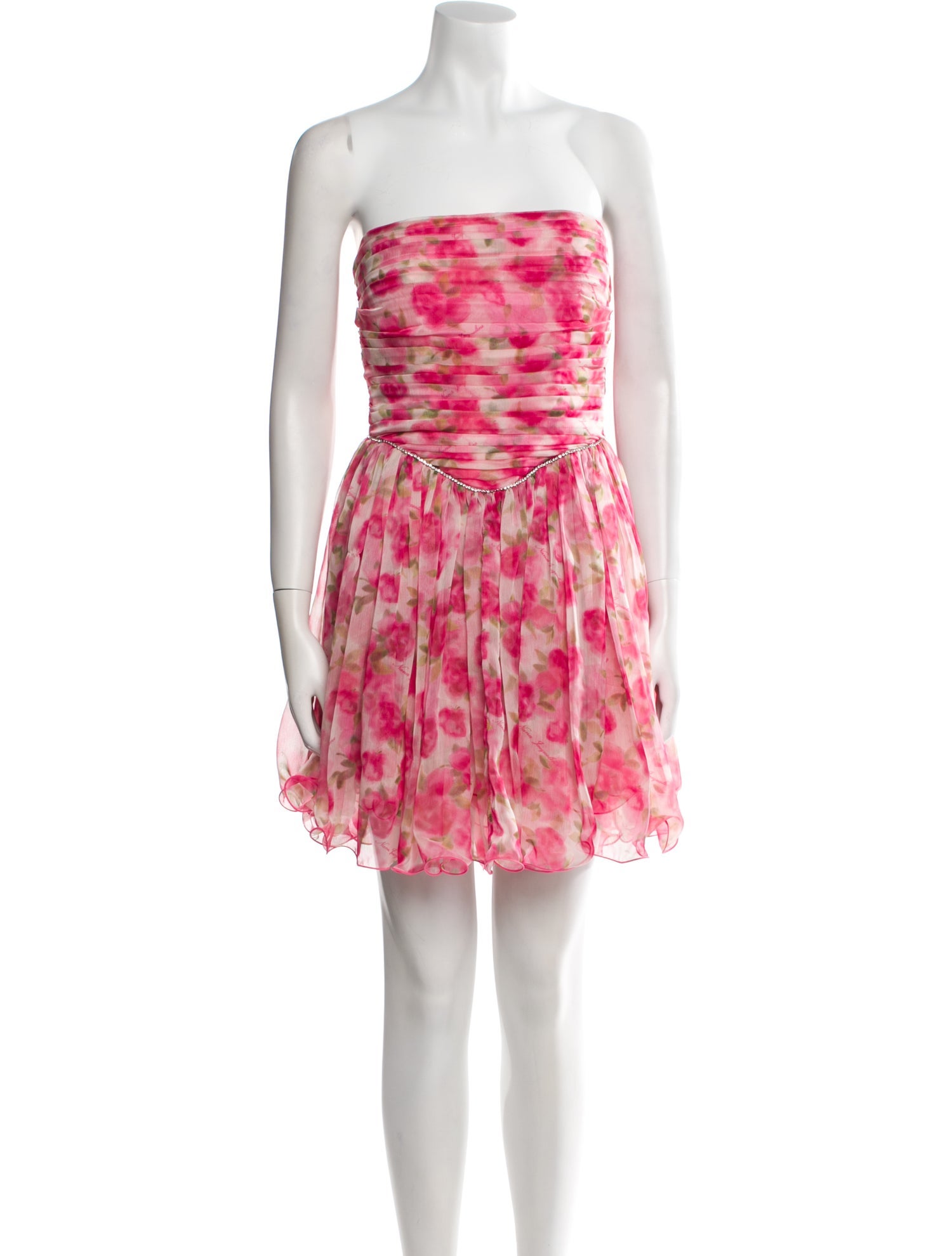 Nana Jacqueline Printed Mini Dress w/ Tags