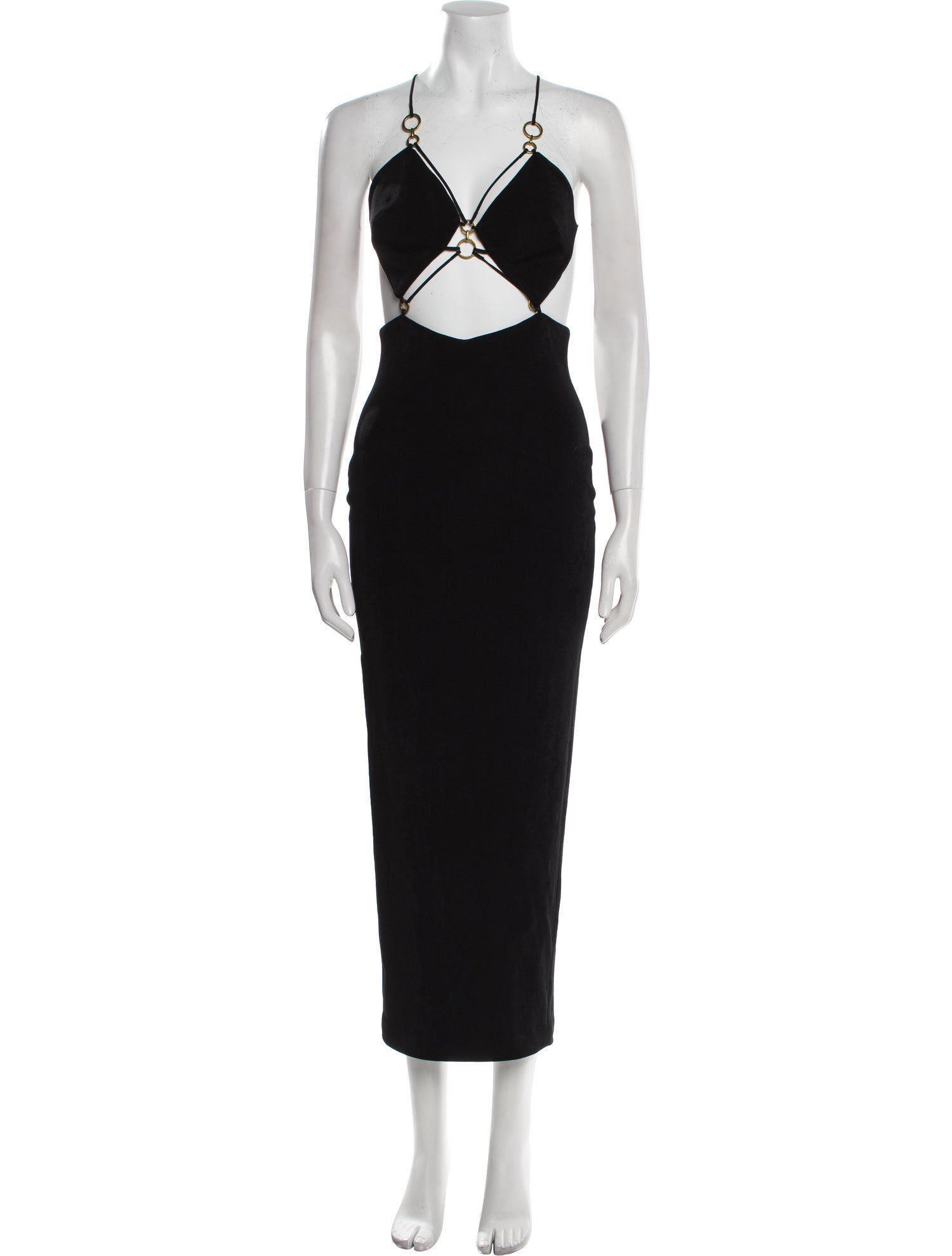 Nana Jacqueline Halterneck Midi Length Dress