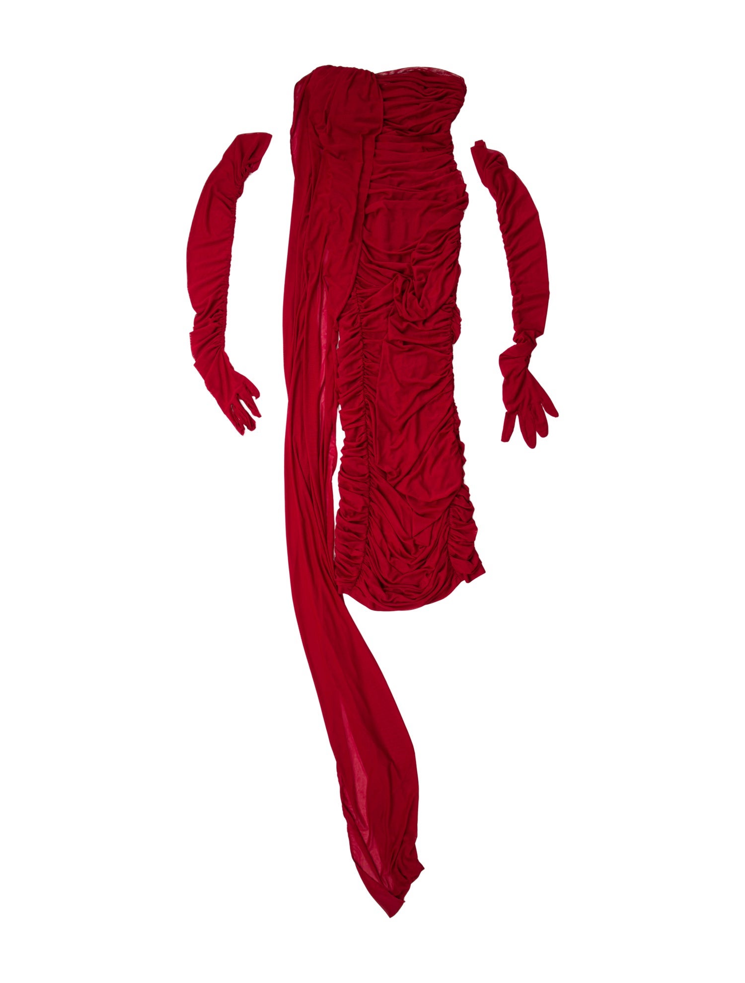 Nana Jacqueline Strapless Midi Length Dress