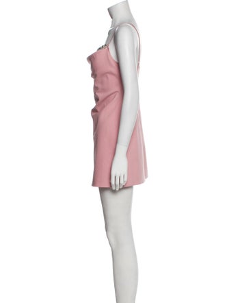 Nana Jacqueline Square Neckline Mini Dress