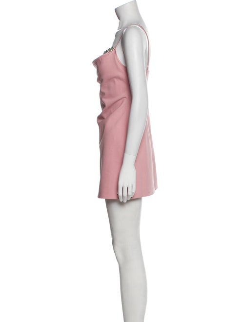 Nana Jacqueline Square Neckline Mini Dress