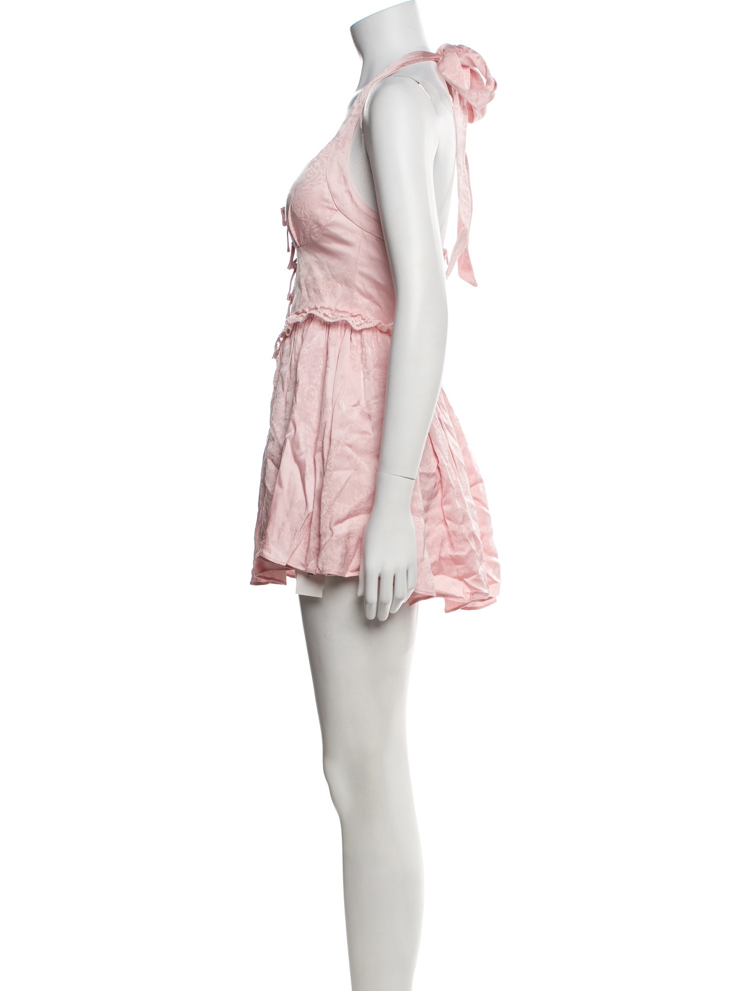 Nana Jacqueline Halterneck Mini Dress