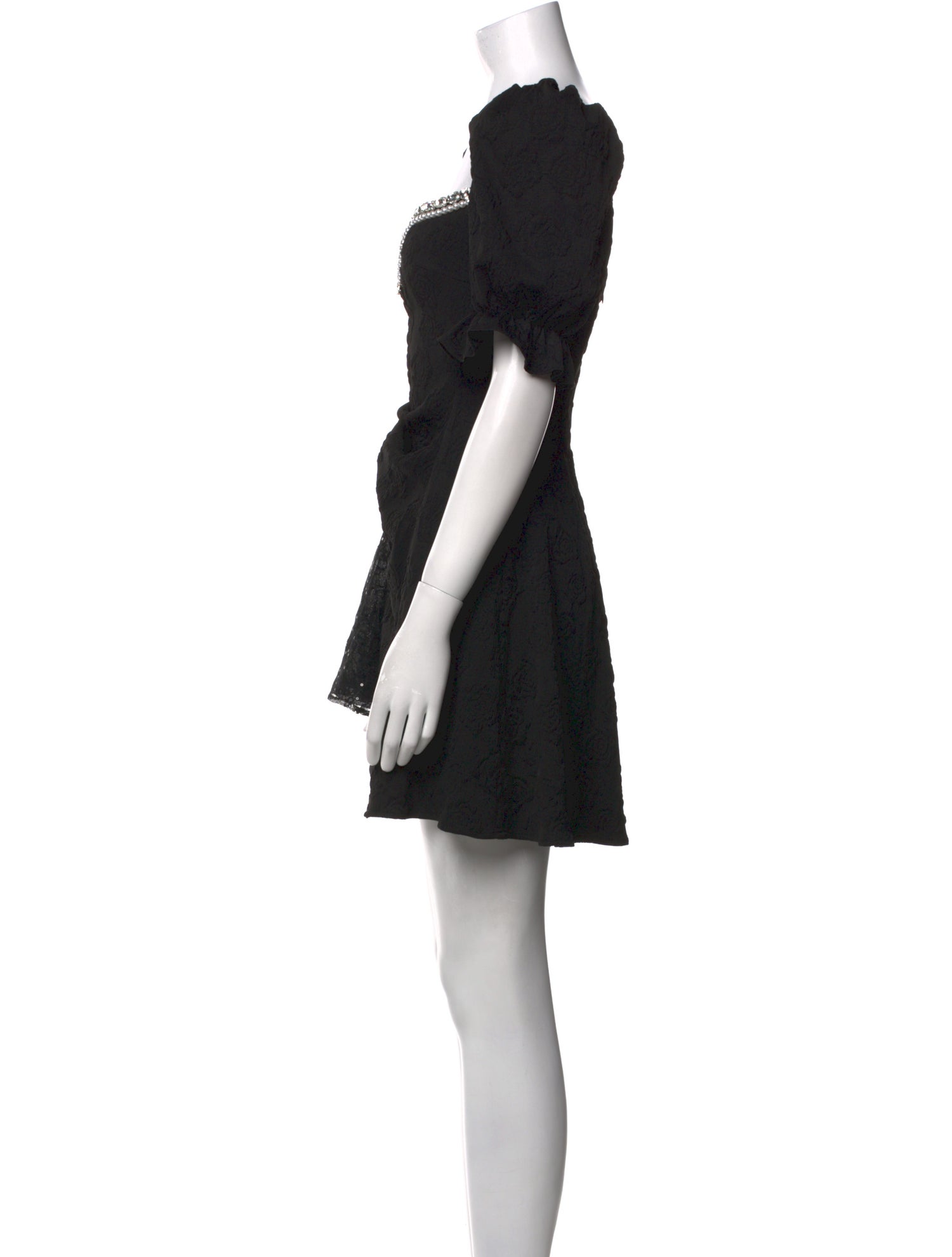 Nana Jacqueline Square Neckline Mini Dress