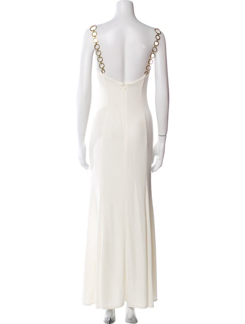 Nana Jacqueline Square Neckline Long Dress