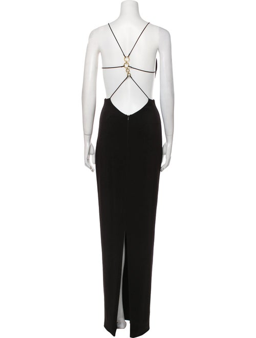 Nana Jacqueline V-Neck Long Dress