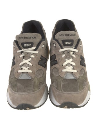 New Balance x JJJJound Suede Printed Sneakers