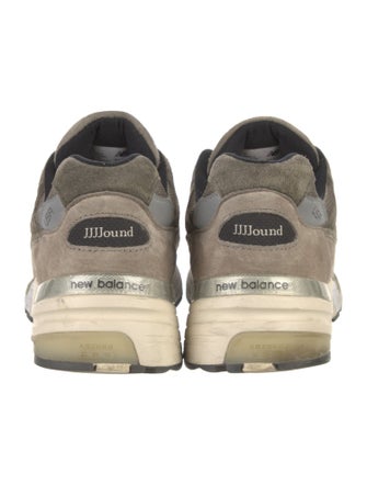 New Balance x JJJJound Suede Printed Sneakers