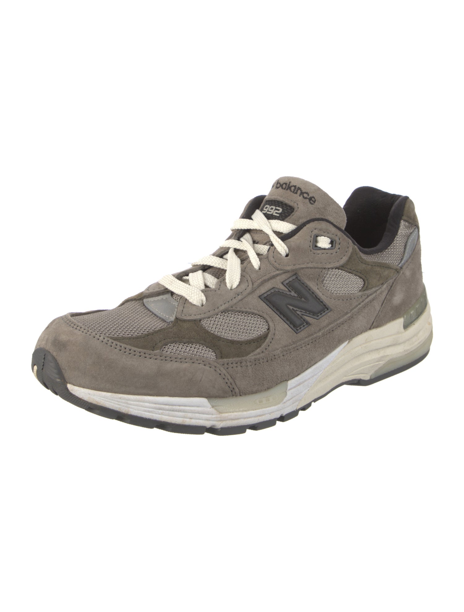 New Balance x JJJJound Suede Printed Athletic Sneakers