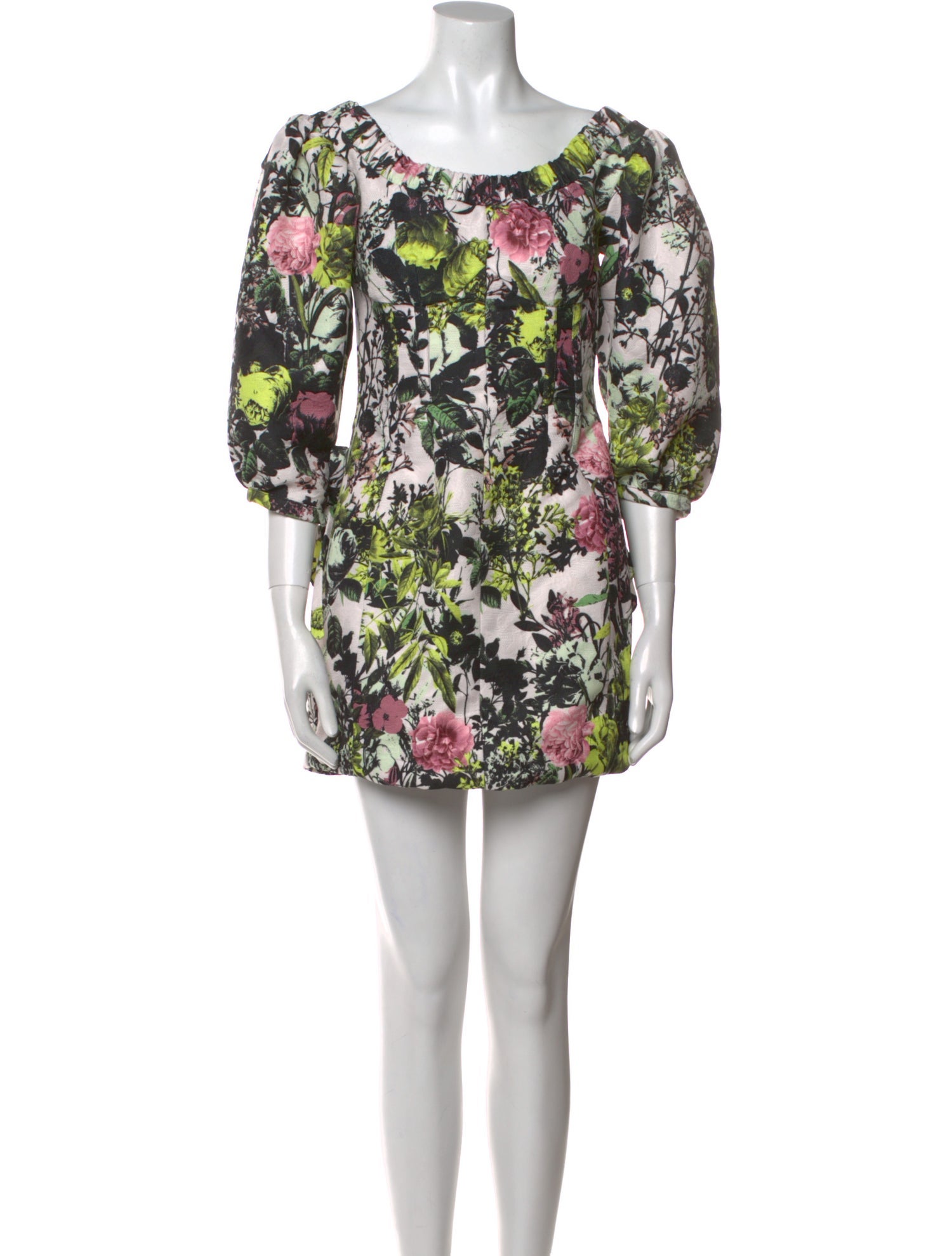 Nicola Finetti Floral Print Mini Dress