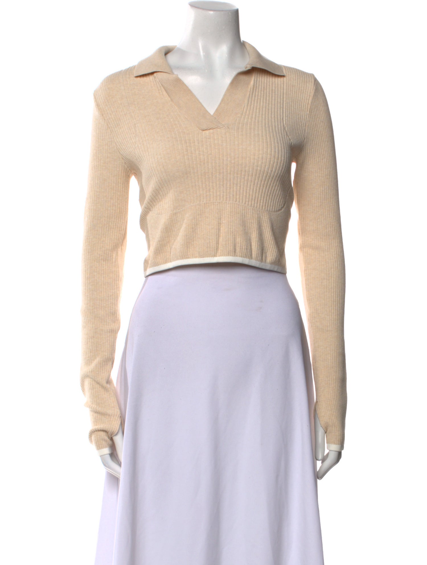 Nike x Jacquemus Le Polo V-Neck Crop Top