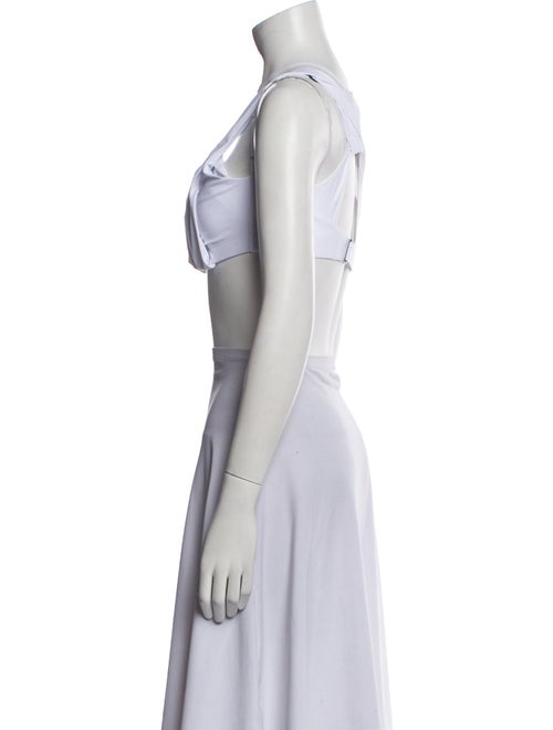 Nike x Jacquemus Nylon One-Shoulder Crop Top