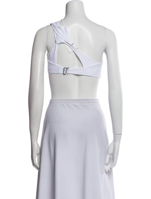 Nike x Jacquemus Nylon One-Shoulder Crop Top