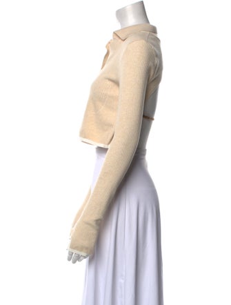 Nike x Jacquemus V-Neck Long Sleeve Crop Top