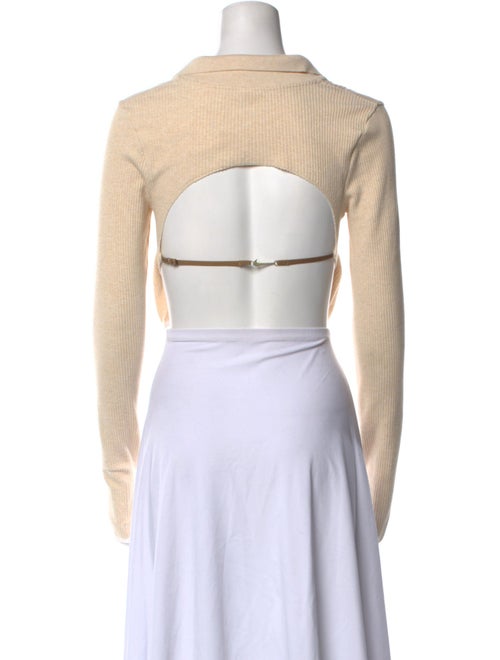 Nike x Jacquemus V-Neck Long Sleeve Crop Top