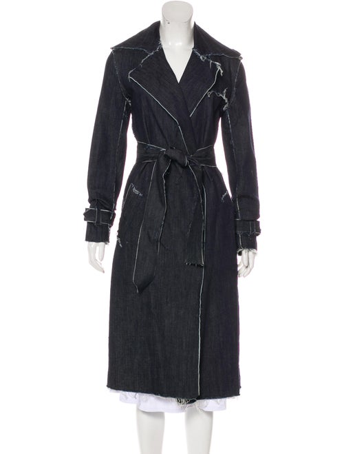 Norma Kamali Trench Coat w/ Tags Blue