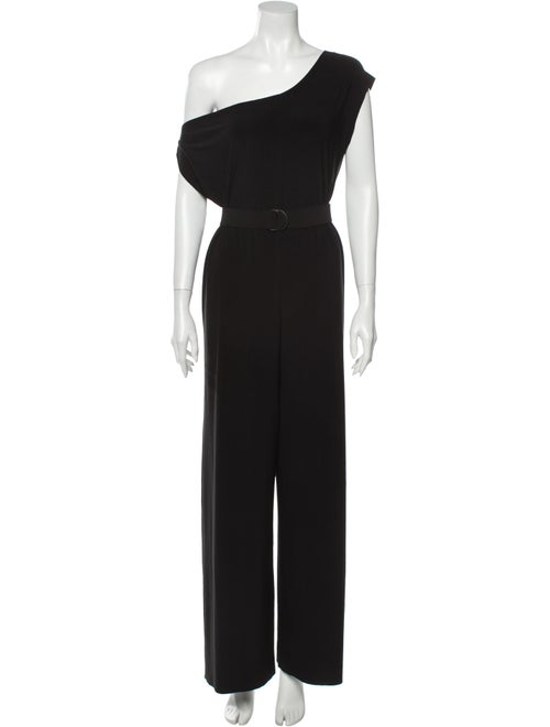 Norma Kamali One-Shoulder Jumpsuit w/ Tags Black