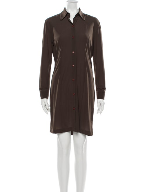 Norma Kamali Knee-Length Dress Green