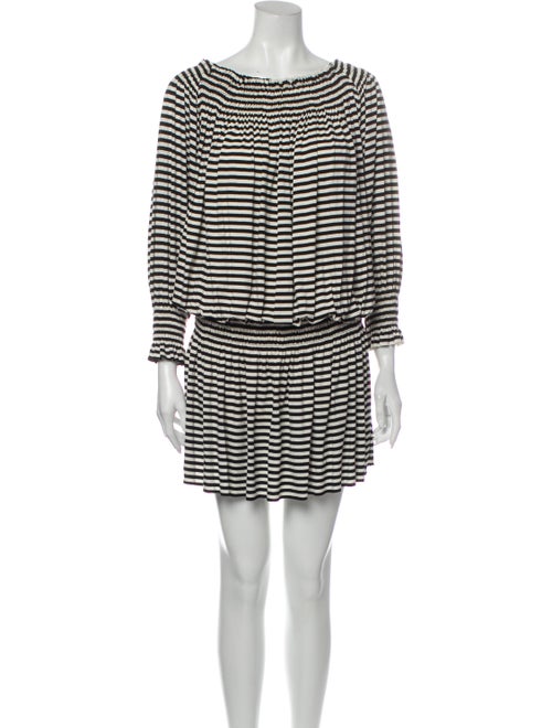 Norma Kamali Striped Mini Dress