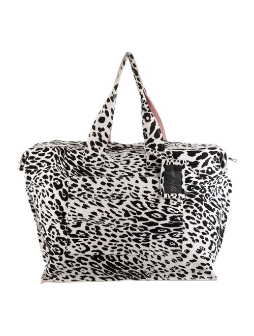 Norma Kamali Neoprene Tote Bag Black