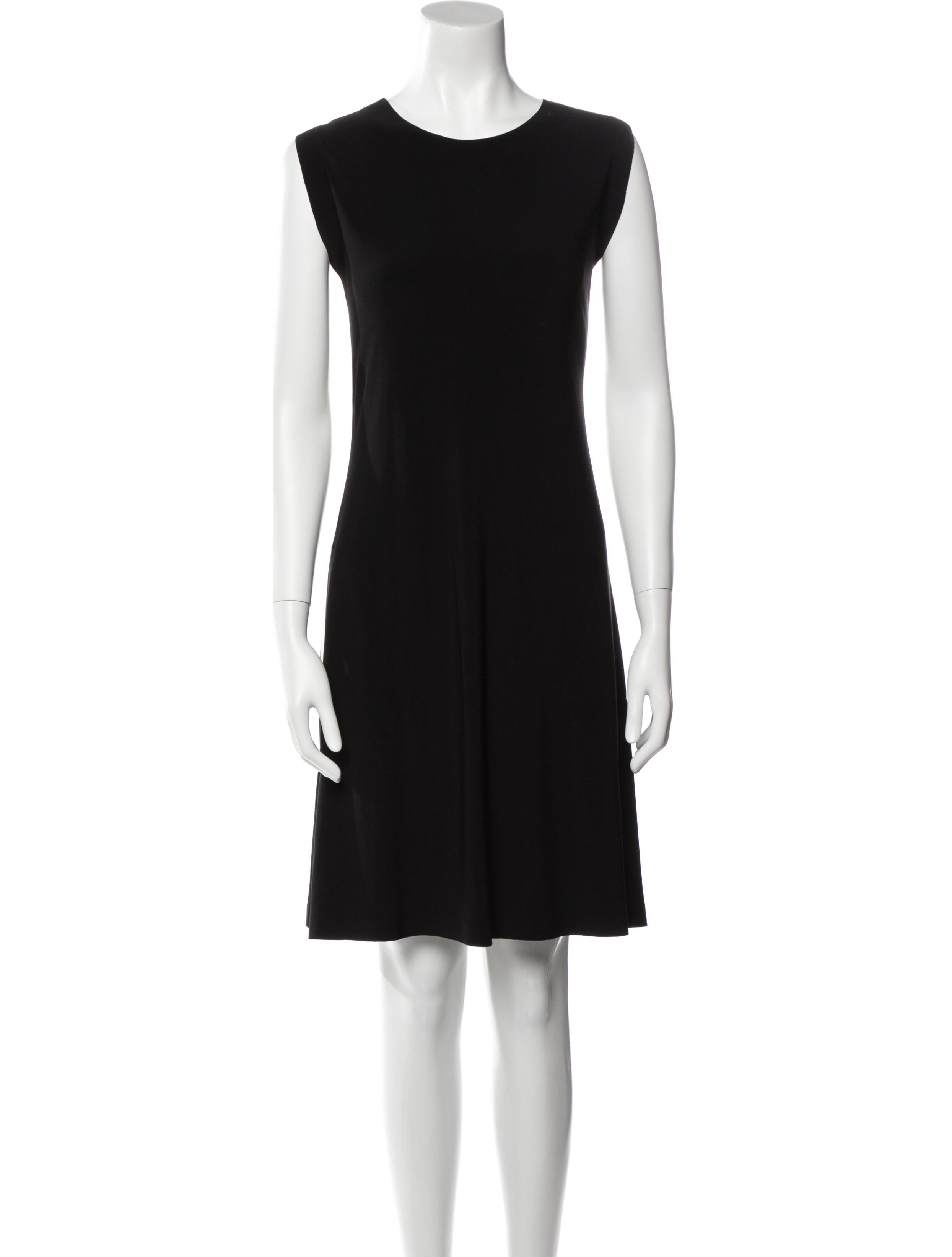 Norma Kamali Crew Neck Mini Dress