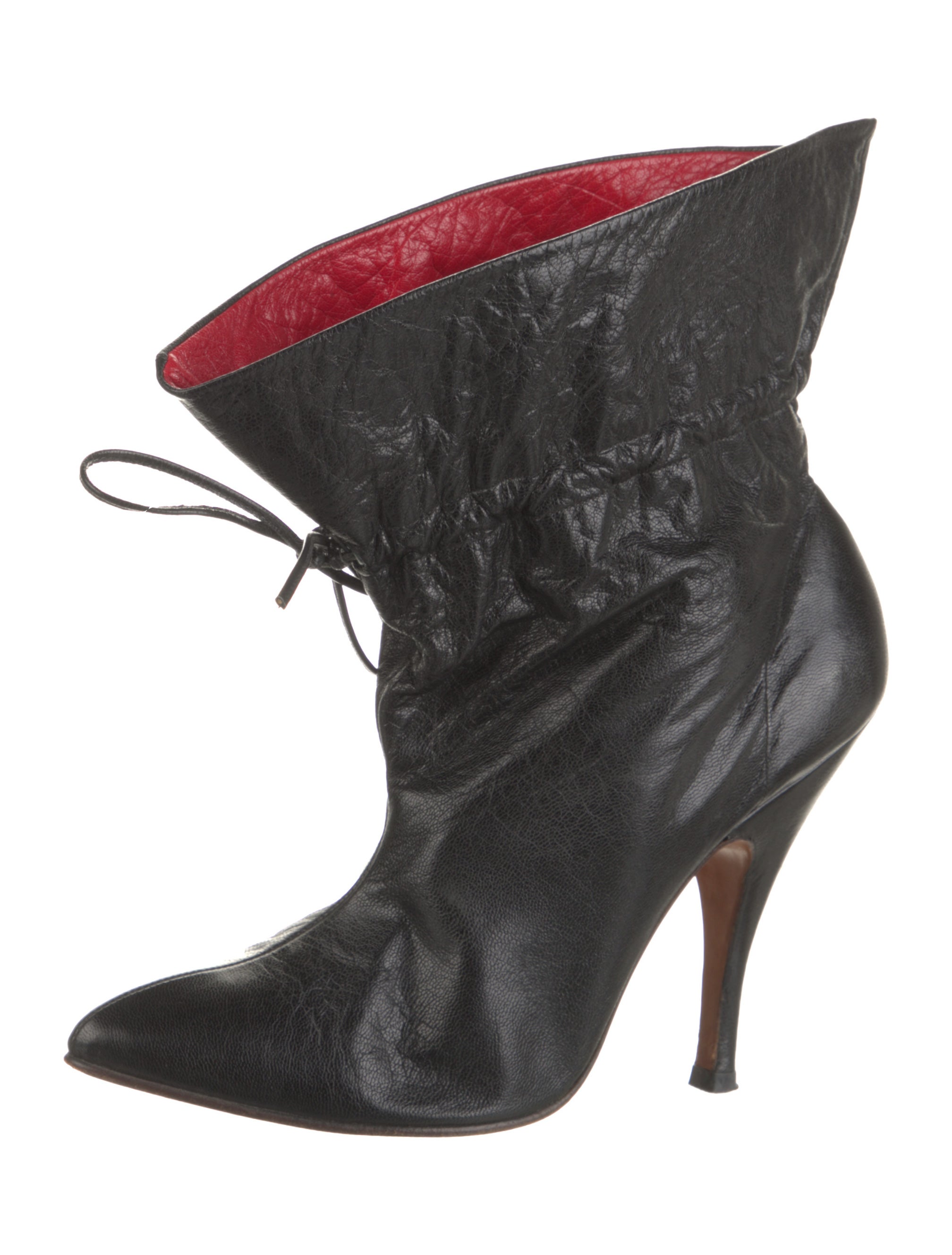Norma Kamali Leather Boots