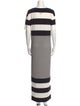 Norma Kamali Striped Long Dress