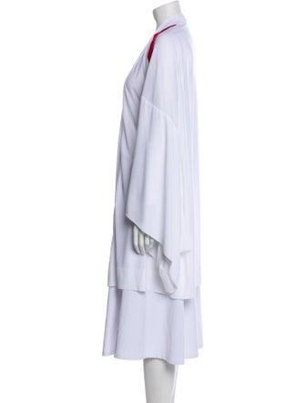 Norma Kamali V-Neck Mini Dress