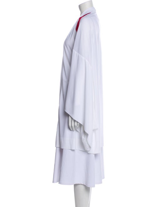 Norma Kamali V-Neck Mini Dress