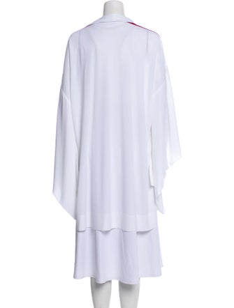 Norma Kamali V-Neck Mini Dress