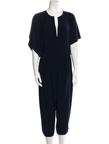 Norma Kamali Jumpsuits and Rompers Plunge Neckline Jumpsuit S
