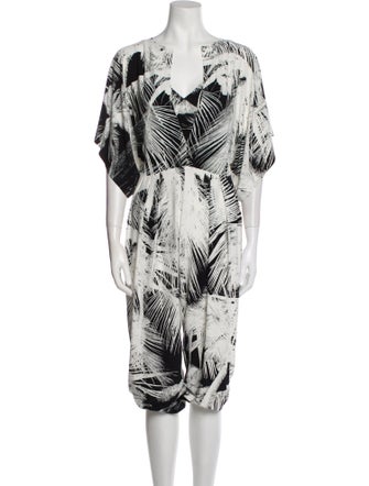 Norma Kamali Printed Pant Set