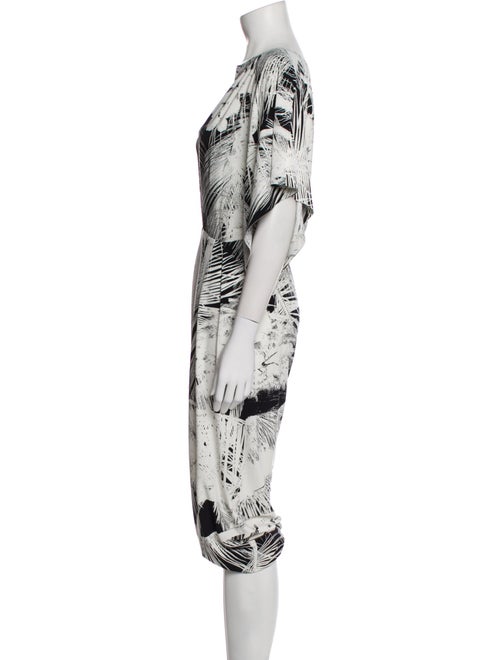 Norma Kamali Printed Pant Set