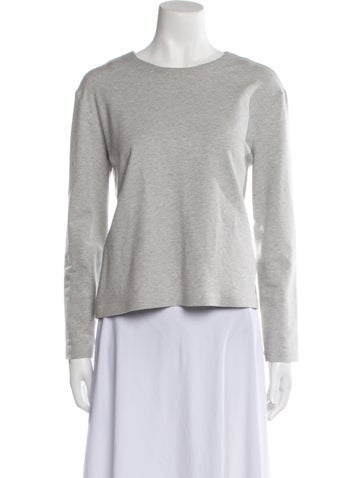 Norma Kamali Tops Crew Neck Long Sleeve Sweatshirt XXS