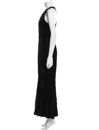 Norma Kamali Halterneck Long Dress