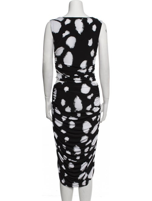 Norma Kamali Printed Skirt Set