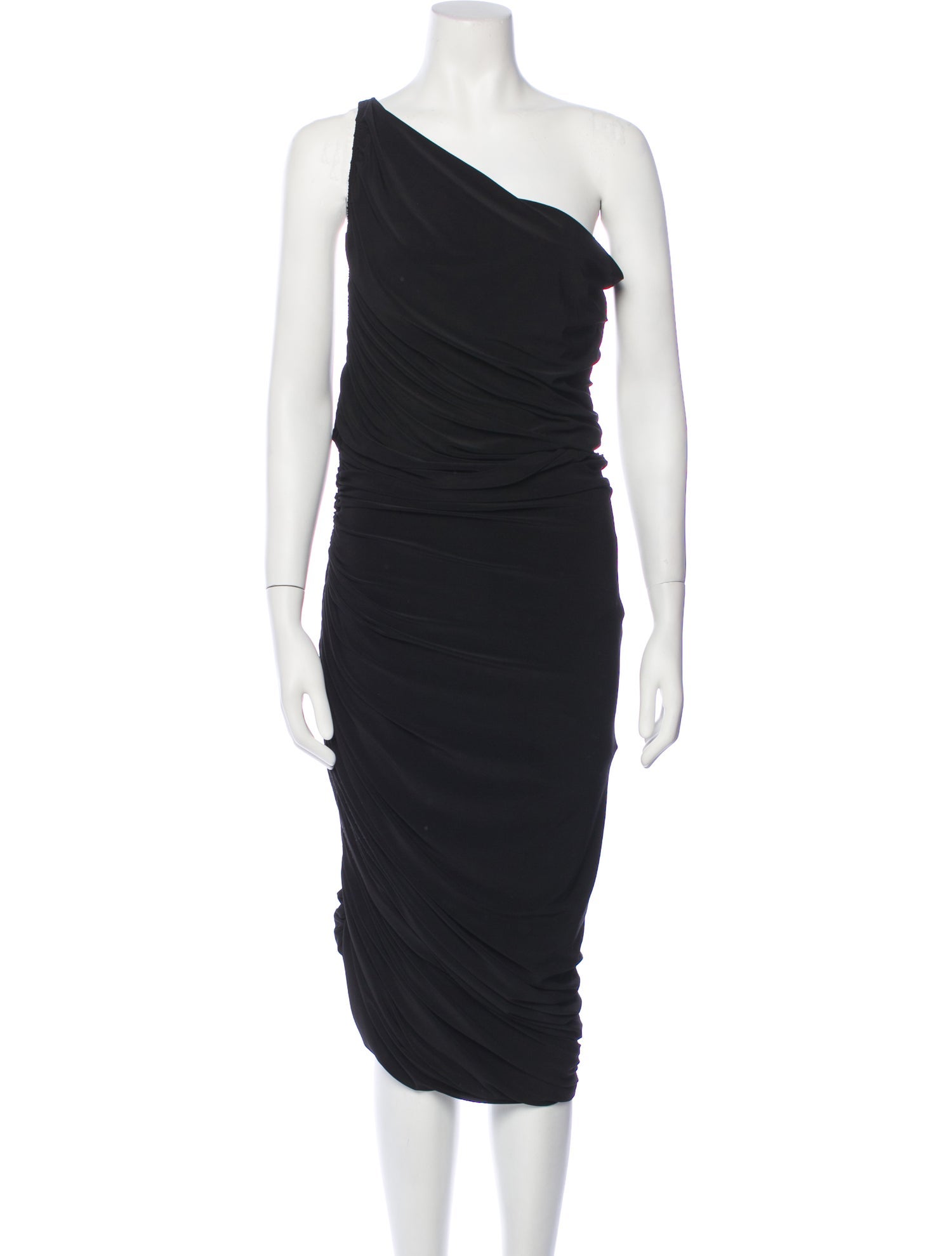 Norma Kamali One-Shoulder Long Dress