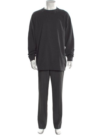 Norma Kamali Crew Neck Long Sleeve Sweatshirt